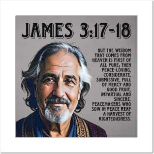 James 3:17-18 Posters and Art